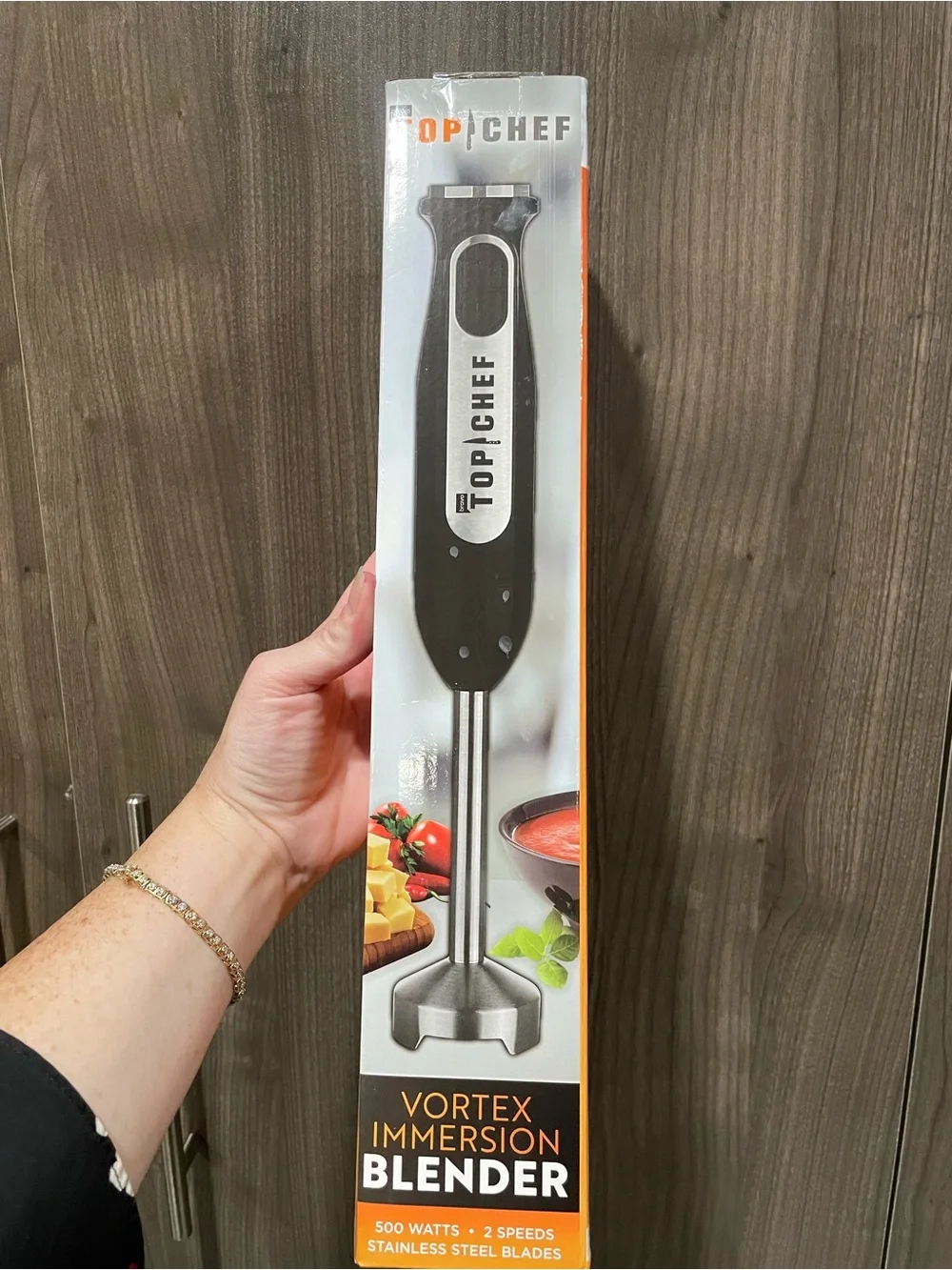 Vortex Immersion Blender - Black and Silver